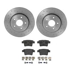Brembo Disc Brake Pad and Rotor Kits for 2005-2008 X-TYPE - KTX4065