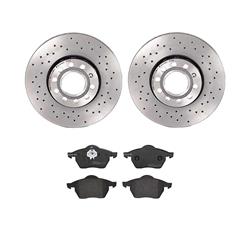 Brembo Disc Brake Pad and Rotor Kits for 1997-1999 A4, A4 QUATTRO - KTX4072