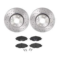 Brembo Disc Brake Pad and Rotor Kits KTX4082
