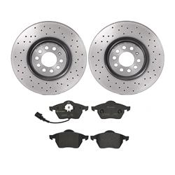 Brembo Disc Brake Pad and Rotor Kits KTX4090
