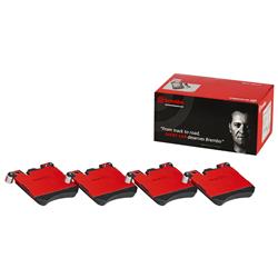 Brembo NAO Ceramic Brake Pads for 2010-2013 X5, 2010-2014 X6 - P06077N