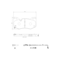 Brembo NAO Ceramic Brake Pads P09035N