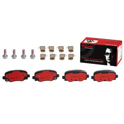 Brembo NAO Ceramic Brake Pads for 2016-2020 500X, 2015-2023 RENEGADE - P23177N
