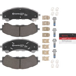 Brembo NAO Ceramic Brake Pads for 2021-2023 BRONCO, 2019-2025 RANGER - P24241N