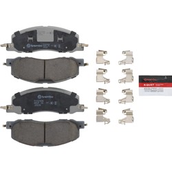 Brembo NAO Ceramic Brake Pads for 2020-2025 AVIATOR, 2020-2024 EXPLORER, 2020-2023 POLICE INTERCEPTOR UTILITY - P24246N
