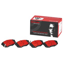 Brembo NAO Ceramic Brake Pads for 2010-2013 FORTE KOUP, FORTE, 2009-2012 ELANTRA - P30034N