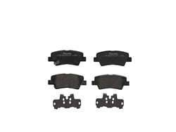 Brembo Low-Met Brake Pads for 2009-2017 AZERA, 2011-2016 OPTIMA, 2009-2015 SONATA - P30054