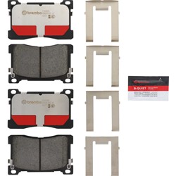 Brembo NAO Ceramic Brake Pads for 2012-2016 EQUUS, 2015-2017 K900 - P30082N