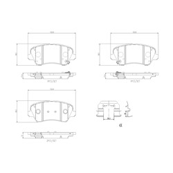 Brembo NAO Ceramic Brake Pads P30123N