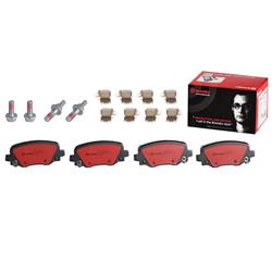 Brembo NAO Ceramic Brake Pads for 2015-2017 200, 2014-2021 CHEROKEE, 2016 GRAND CHEROKEE - P37020N