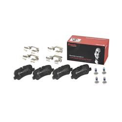 Brembo Low-Met Brake Pads for 2010-2016 LR4, 2010-2012 RANGE ROVER, 2010-2013 RANGE ROVER SPORT - P44019