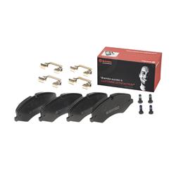 Brembo Low-Met Brake Pads for 2010-2011 LR4, RANGE ROVER SPORT, 2010-2012 RANGE ROVER - P44024