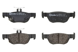 Brembo Low-Met Brake Pads for 2020-2024 CX-30, 2019-2025 MAZDA 3, 2022-2023 MX-30 EV - P49064
