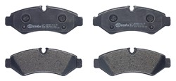 Brembo Low-Met Brake Pads for 2024-2025 ESPRINTER, 2019-2023 SPRINTER 1500, 2019-2025 SPRINTER 2500 - P50155