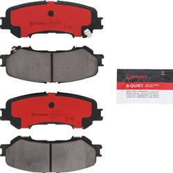 Brembo NAO Ceramic Brake Pads for 2017-2024 TITAN, 2017 TITAN XD - P56132N