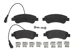 Brembo Low-Met Brake Pads for 2014-2021 PROMASTER 1500, PROMASTER 2500, PROMASTER 3500 - P61125