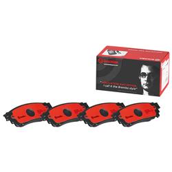 Brembo NAO Ceramic Brake Pads for 2015-2017 NX200T, 2018-2021 NX300, 2015-2021 NX300H - P83166N