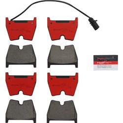Brembo NAO Ceramic Brake Pads for 2008-2015 R8, 2013-2015 RS5 - P85138N