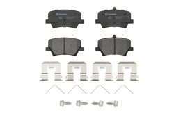 Brembo Low-Met Brake Pads for 2019-2025 XC40 - P86032