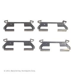 Beck/Arnley Brake Hardware for 1993-1997 J30, 2003-2004 M45, 1997-2006 Q45 - 084-1867