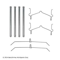 Beck/Arnley Brake Hardware for 2010-2024 4RUNNER, 2010-2023 GX460 - 084-1924