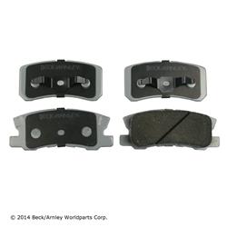 Beck/Arnley OE Disc Brake Pads for 2004-2011 ENDEAVOR, 2013-2016 LANCER, 2001-2006 MONTERO - 085-1680