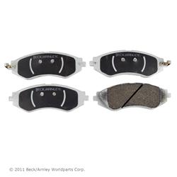 Beck/Arnley OE Disc Brake Pads for 2004-2011 AVEO, 2004-2008 FORENZA, 2005-2008 RENO - 085-1728