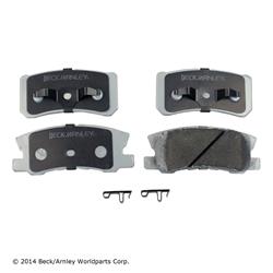 Beck/Arnley OE Disc Brake Pads for 2009-2012 LANCER, 2007-2015 OUTLANDER, 2011-2012 OUTLANDER SPORT - 085-1847