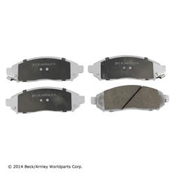 Beck/Arnley OE Disc Brake Pads for 2015-2018 CITY EXPRESS, 2011-2015 LEAF, 2013-2021 NV200 - 085-1968