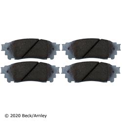 Beck/Arnley OE Disc Brake Pads for 2015-2017 NX200T, 2018-2021 NX300, 2015-2021 NX300H - 085-2043