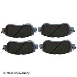 Beck/Arnley Premium Ceramic Disc Brake Pads for 2018-2024 KICKS, 2020-2025 VERSA - 085-2103