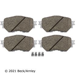 Beck/Arnley Premium Ceramic Disc Brake Pads for 2014-2018 3 - 085-2122