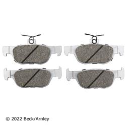 Beck/Arnley - Brake Pads for 2019-2025 3, 2020-2024 CX-30, 2022-2023 MX-30 EV - 085-2129