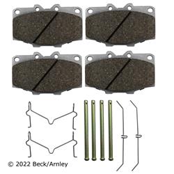 Beck/Arnley OE Disc Brake Pads for 1984-1989 4RUNNER, 1976-1989 LAND CRUISER, 1980-1988 PICKUP - 085-5852