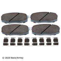Beck/Arnley OE Disc Brake Pads for 2008-2021 LX570, 2008-2022 SEQUOIA, 2007-2021 TUNDRA - 085-6793