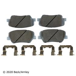 Beck/Arnley OE Disc Brake Pads for 2012-2017 AZERA, 2010-2012 SANTA FE, 2011-2015 SORENTO - 085-6931