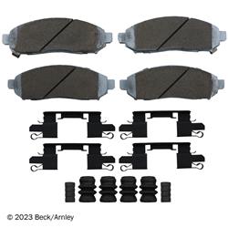 Beck/Arnley OE Disc Brake Pads for 2015-2018 CITY EXPRESS, 2011-2015 LEAF, 2013-2021 NV200 - 085-6968