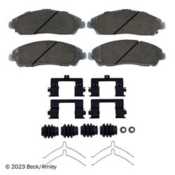 Beck/Arnley OE Disc Brake Pads for 2014-2020 MDX, 2016-2022 PILOT, 2017-2025 RIDGELINE - 085-7005