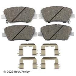 Beck/Arnley OE Disc Brake Pads for 2017-2018 SANTA FE SPORT, 2016-2020 SORENTO - 085-7059