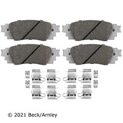 Beck/Arnley Premium Semi-metallic Disc Brake Pads 085-7114