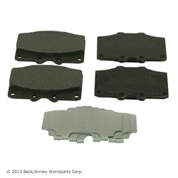 Beck/Arnley OE Disc Brake Pads for 1984-1989 4RUNNER, 1976-1989 LAND CRUISER, 1980-1988 PICKUP - 089-0852