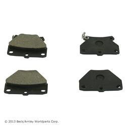 Beck/Arnley OE Disc Brake Pads for 2000-2005 CELICA, 2005-2006 COROLLA, 2003-2006 MATRIX - 089-1636