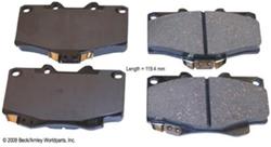 Beck/Arnley OE Disc Brake Pads for 1995-2004 TACOMA - 089-1641