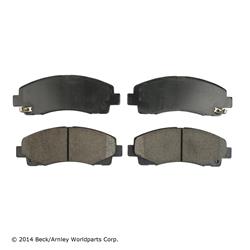 Beck/Arnley OE Disc Brake Pads for 2006-2011 RIDGELINE, 2009-2014 TL - 089-1722