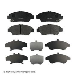 Beck/Arnley OE Disc Brake Pads for 2011-2015 CR-Z, 2009-2020 FIT - 089-1828