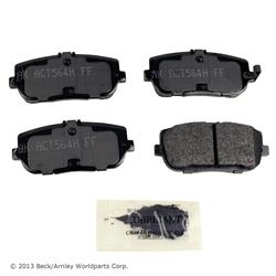 Beck/Arnley OE Disc Brake Pads for 2017-2020 124 SPIDER, 2006-2024 MX-5 MIATA - 089-1872