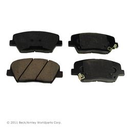 Beck/Arnley OE Disc Brake Pads for 2012-2017 AZERA, 2010-2012 SANTA FE, 2011-2015 SORENTO - 089-1931