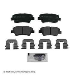 Beck/Arnley OE Disc Brake Pads for 2012-2017 AZERA, 2011-2016 OPTIMA, 2013-2015 SONATA - 089-1941