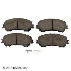 Beck/Arnley OE Disc Brake Pads for 2014-2020 ROGUE, 2017-2022 ROGUE SPORT - 089-1986