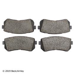 Beck/Arnley OE Disc Brake Pads for 2016-2020 OPTIMA, 2016-2019 SONATA - 089-2047